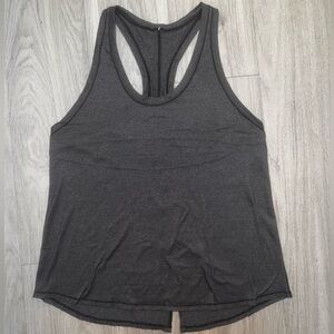 LULULEMON TIE BACK TANK TOP - Grey - Size 6